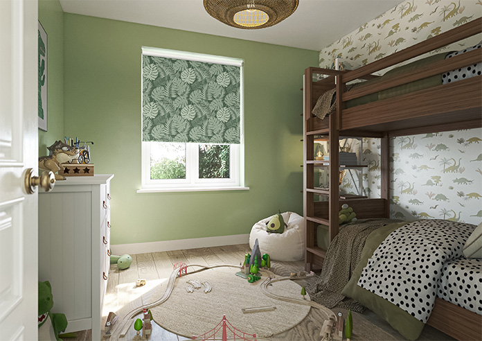 Lush Palms, Green - Twist&Fit Roller Blind - Image 7